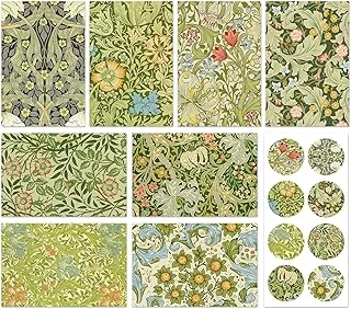 40 Packs Vintage Floral Greeting Cards Greenery Cards with