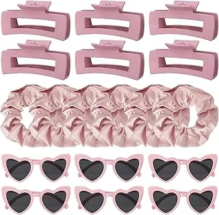 18Pcs Rose Pink Bridesmaid Proposal Gift Set Maid Matron of Honor Gift Hair