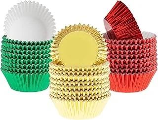 Sponsored Ad - Cupcake Liners, 300Pcs Foil Metallic Baking Cups, Standard Size