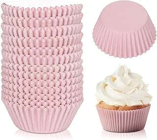 300Pcs Pink Cupcake Liners Dusty Pink Baking Cups Wedding Baby Shower Standard