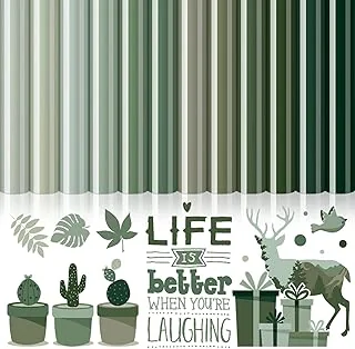 12 Sheet Sage Green Heat Transfer Vinyl Assorted Gradient Green Iron on Vinyl