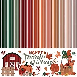 12 Sheets Colorful Heat Transfer Vinyl Green Red Orange Solid Colors Iron on