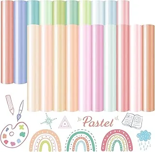 20 Sheets Pastel Heat Transfer Vinyl Neutral Tone Boho Colors HTV Iron on Vinyl