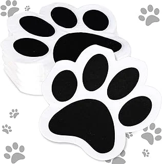 Sponsored Ad - 100Pcs Dog Paw Paper Napkins 6.5 Inch Pet Paw Print Napkins