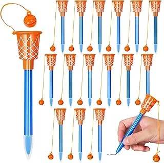 Whaline 24Pcs Basketball Hoop Ballpoint Pens Sports Theme Novelty Ink Pens