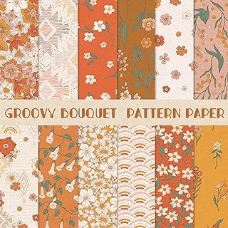 24Pcs Floral Pattern Paper