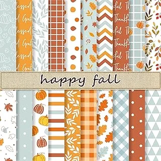 40 Sheets Fall Pattern Paper