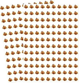 2160 Pcs Thanksgiving Fall Mini Sticker Cute Turkey Shape