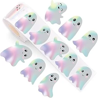 Halloween Ghost Stickers Roll Holographic Dancing Ghost