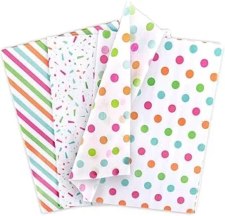 Tissue Paper Bulk Polka Dots Stripe Wrapping Paper Rainbow