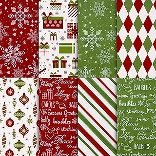 160 Sheet Christmas Tissue Paper Folded Flat Vintage Red