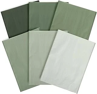 90 Sheet Sage Green Tissue Paper Bulk Gradient Green Gift