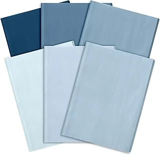 90 Sheets Dusty Blue Tissue Paper Gradient Blue Gift
