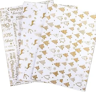 120 Sheets Christmas Gift Tissue Wrap Paper Xmas Tree